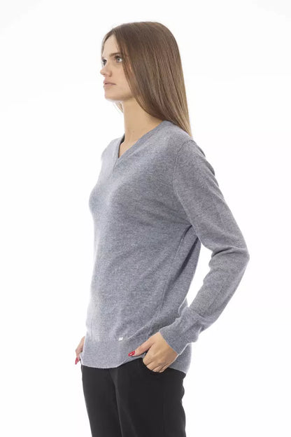 Baldinini Trend Gray Viscose Women Sweater