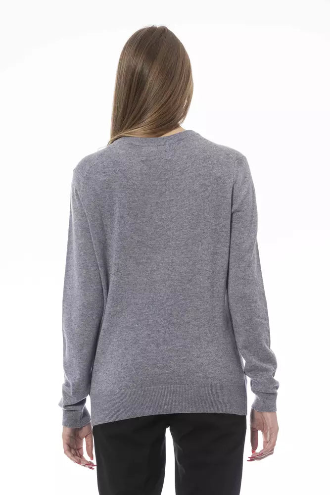 Baldinini Trend Gray Viscose Women Sweater