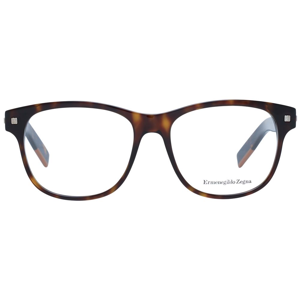 Ermenegildo Zegna Brown Men Optical Frames