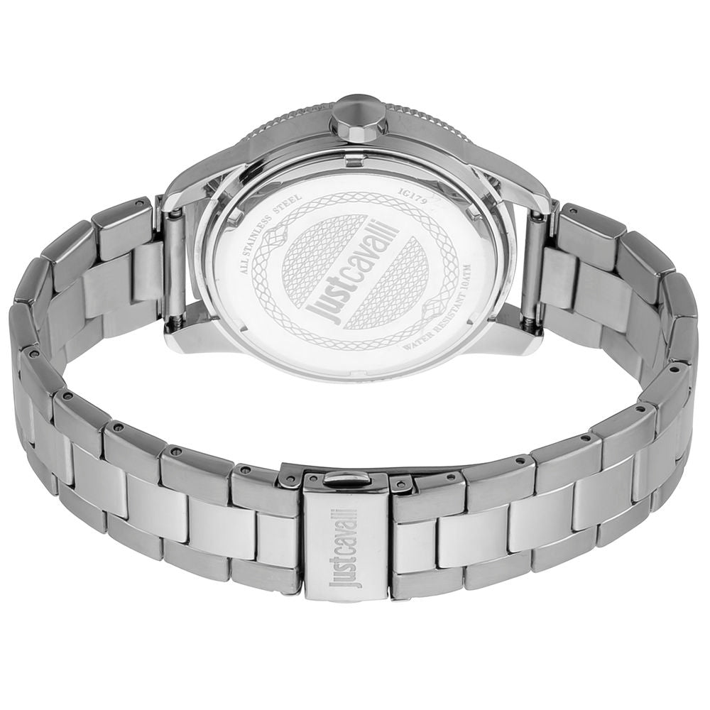 Just Cavalli Silver Men Watch