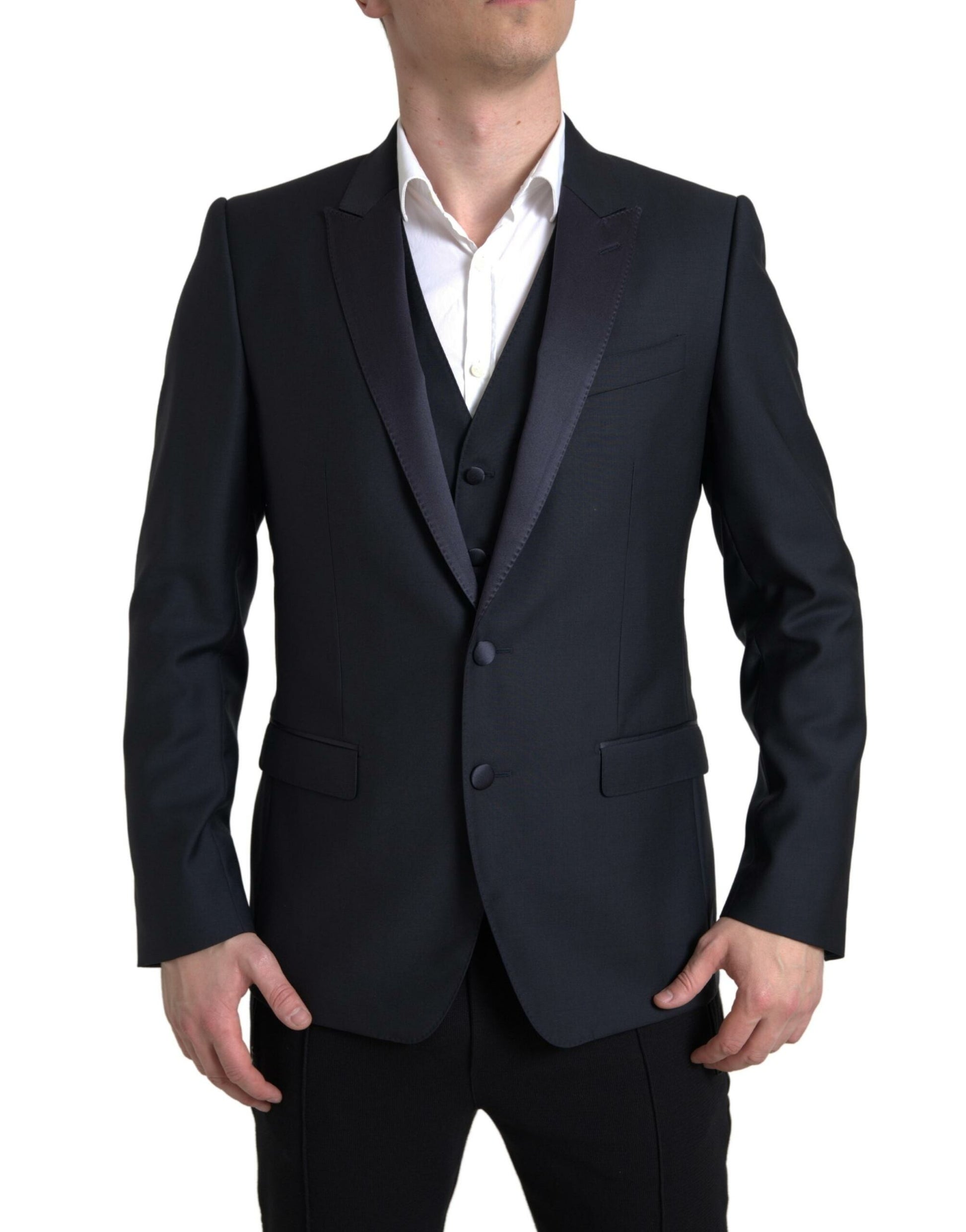 Dolce & Gabbana Elegant Slim Fit Two-Piece Martini Suit