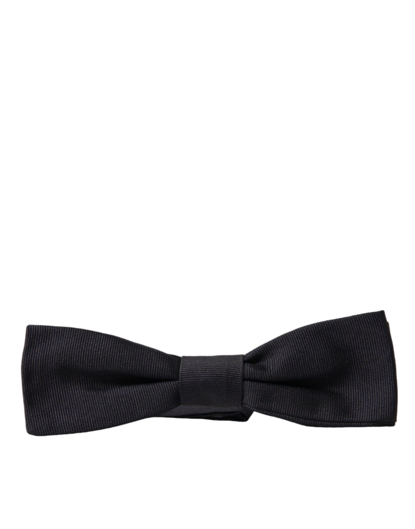 Dolce & Gabbana Elegant Black Silk Bow Tie