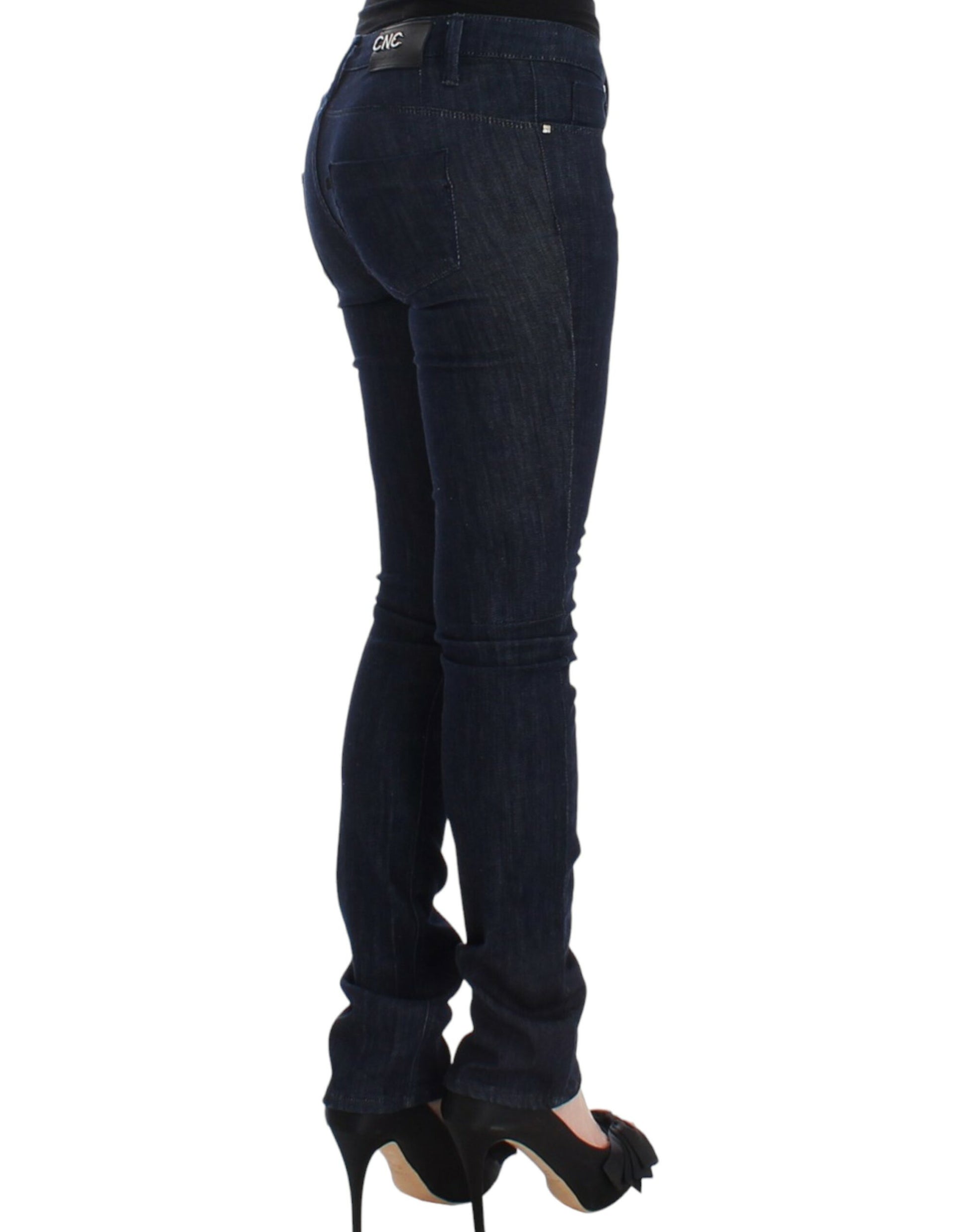 Costume National Chic Dark Blue Skinny Leg Jeans