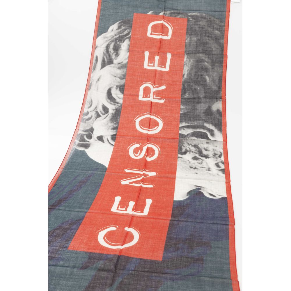 Trussardi Multicolor Wool Men Scarf