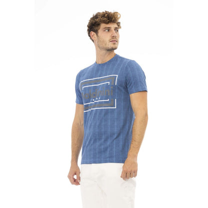 Baldinini Trend Blue Cotton Men T-Shirt