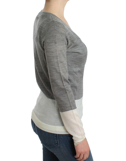 Costume National Chic Gray Lightweight Cardigan