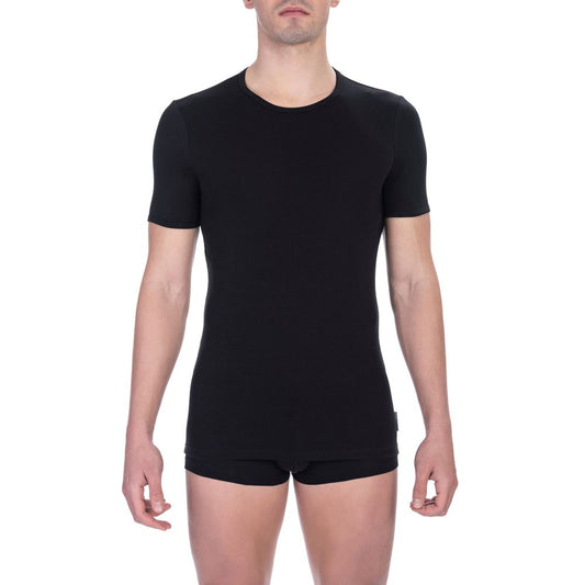 Bikkembergs Black Cotton Men T-Shirt