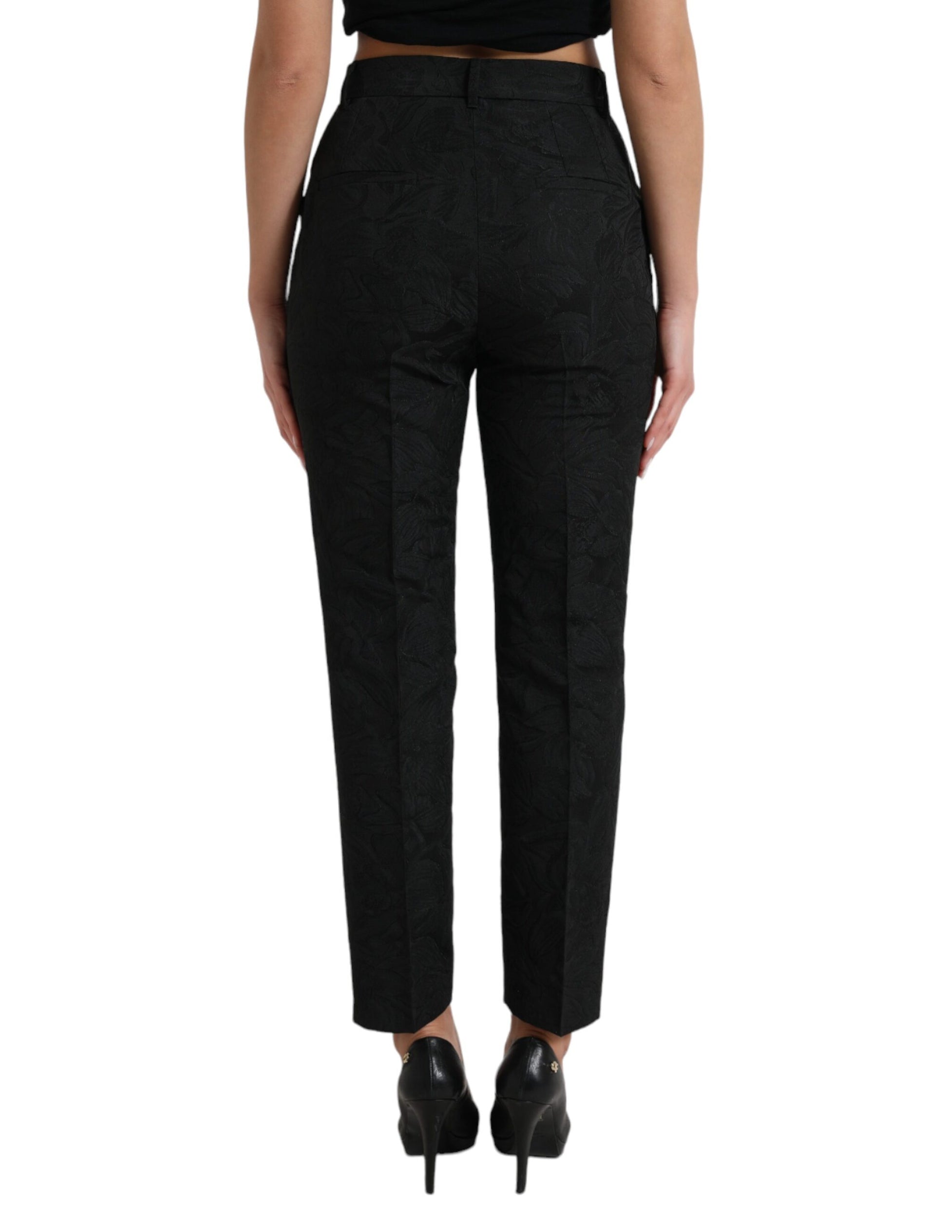 Dolce & Gabbana High Waist Tapered Elegance Pants