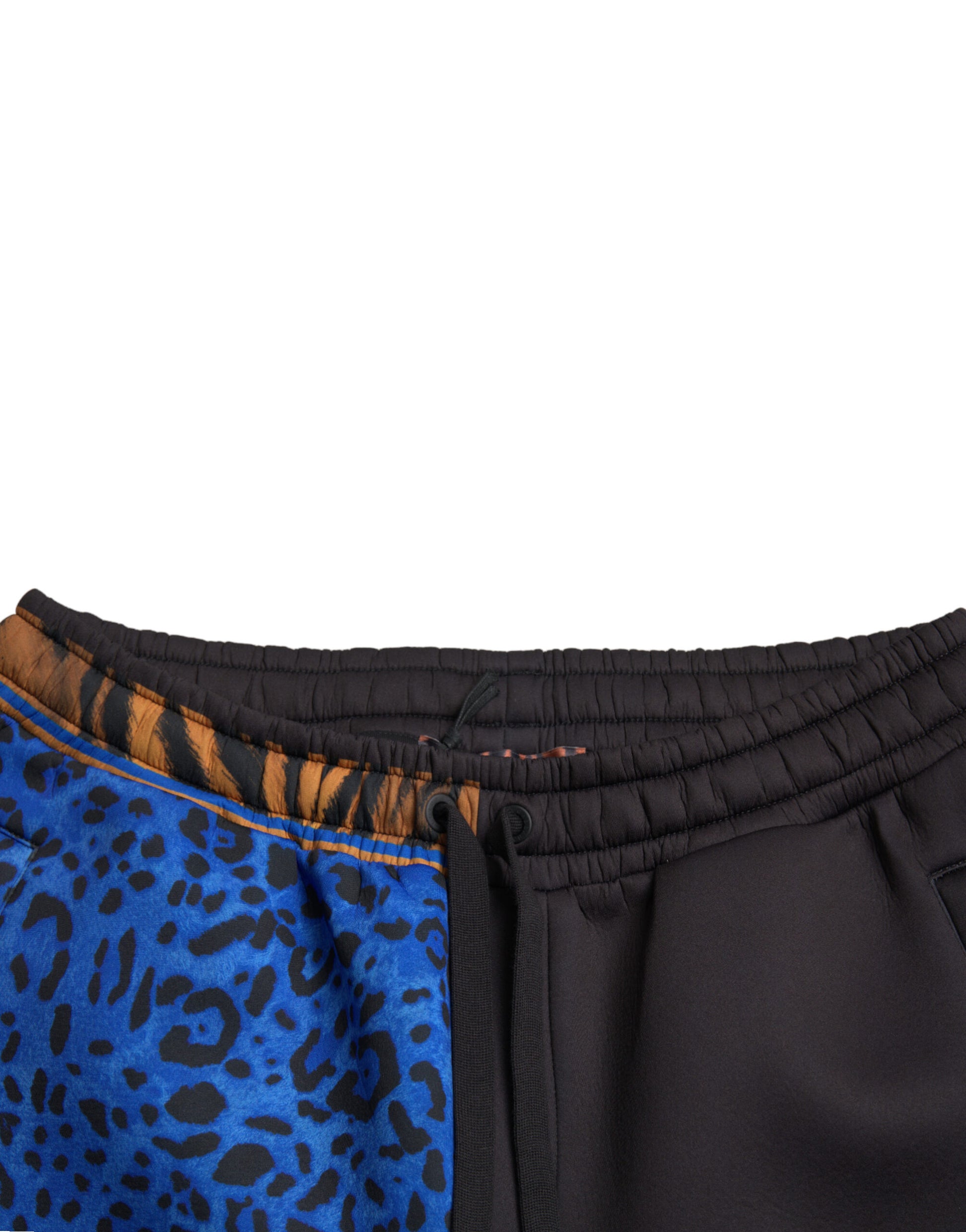 Dolce & Gabbana Elegant Tiger Print Joggers