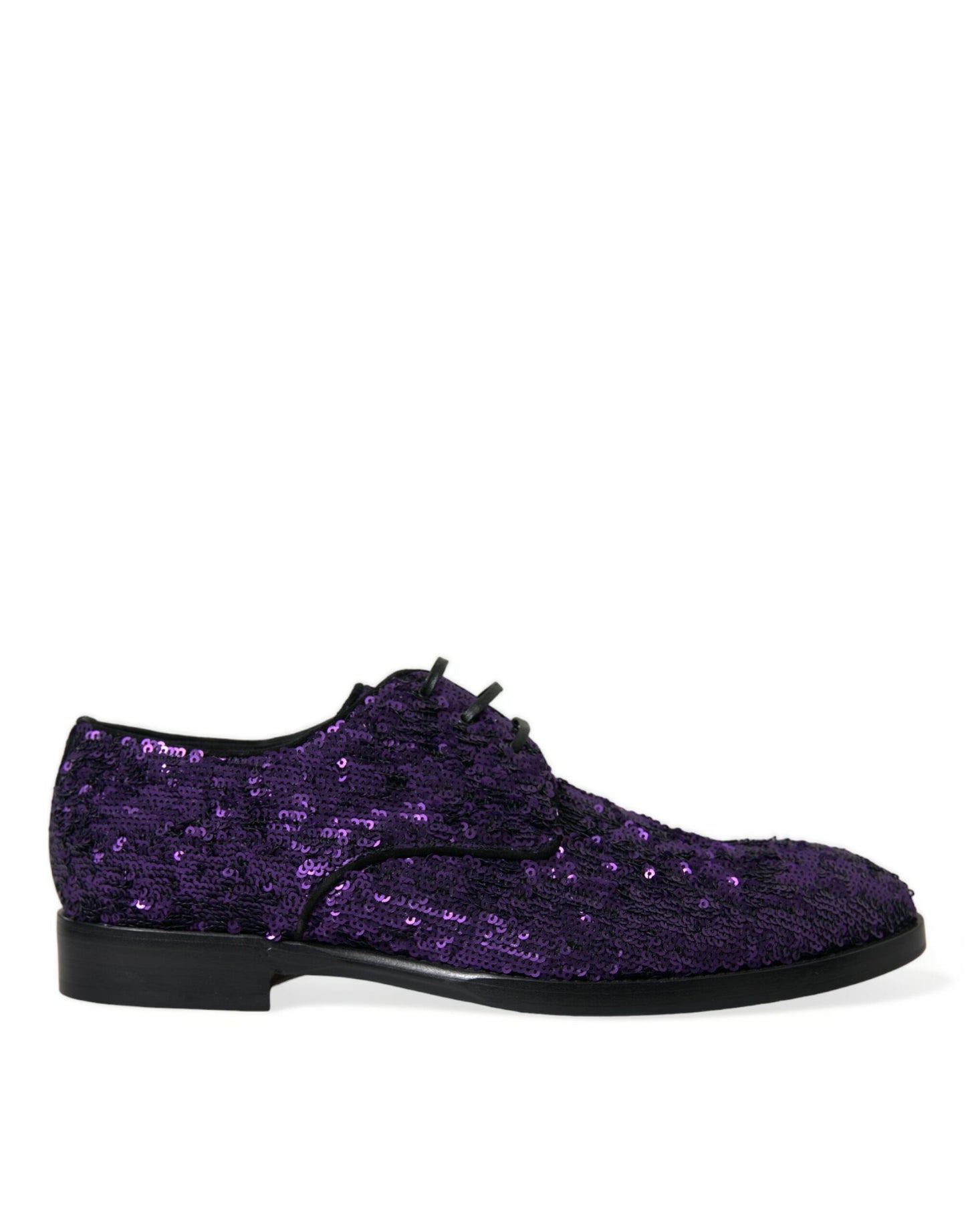 Dolce & Gabbana Elegant Sequined Oxford Dress Shoes