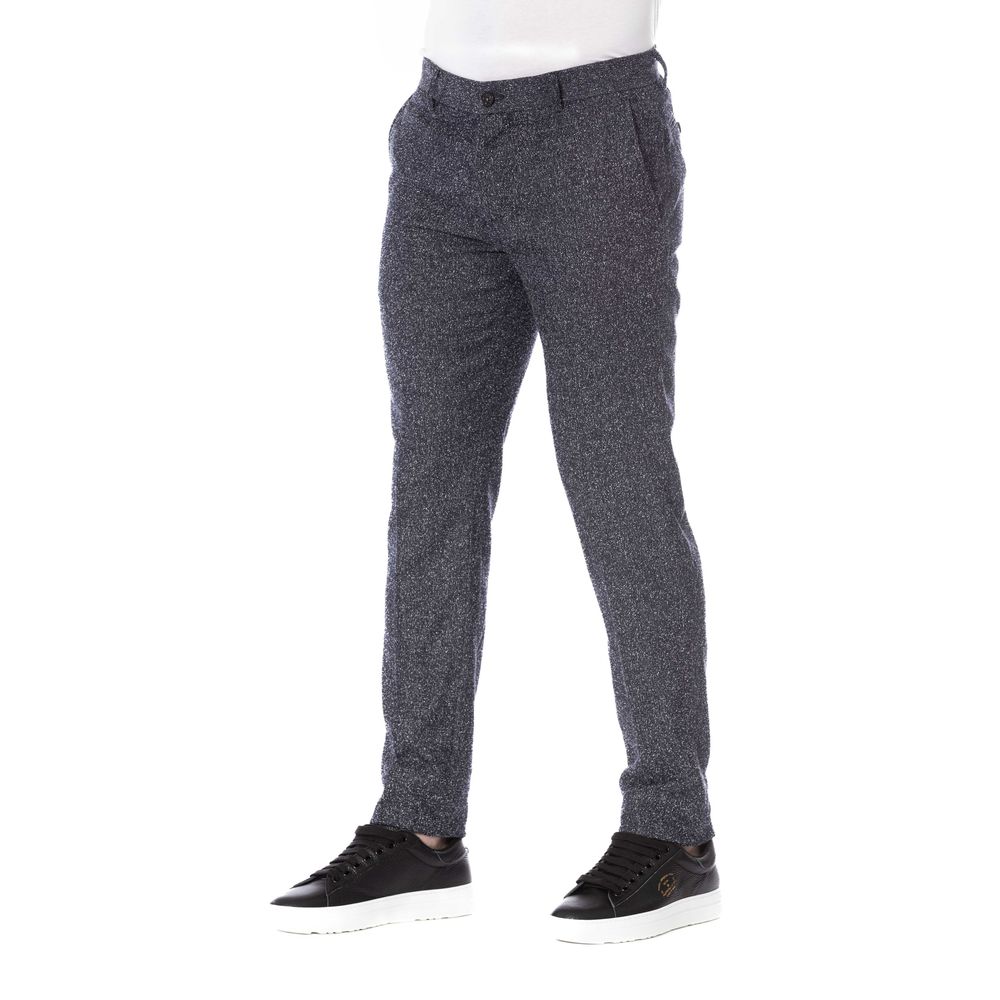 Trussardi Black Cotton Men Pants