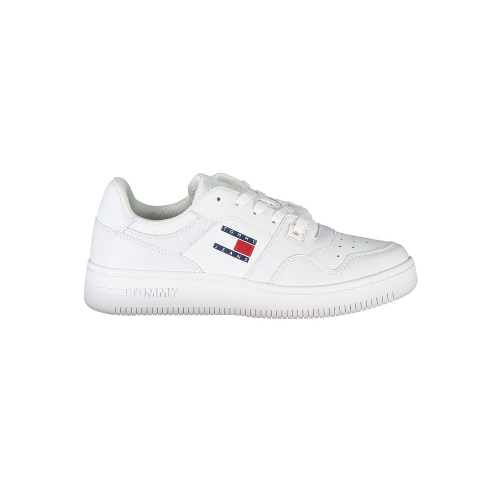 Tommy Hilfiger White Leather Women Sneaker