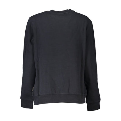 Napapijri Chic Black Fleece Crew Neck Sweatshirt