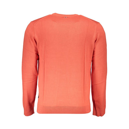 Napapijri Red Cotton Men Sweater