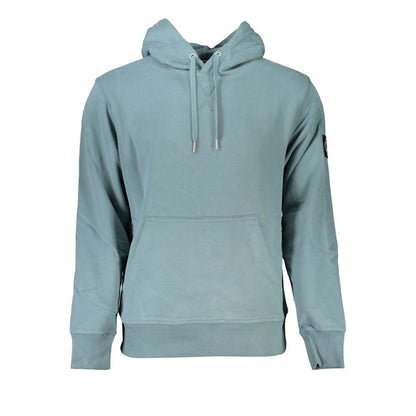 Calvin Klein Chic Green Hooded Cotton Sweatshirt