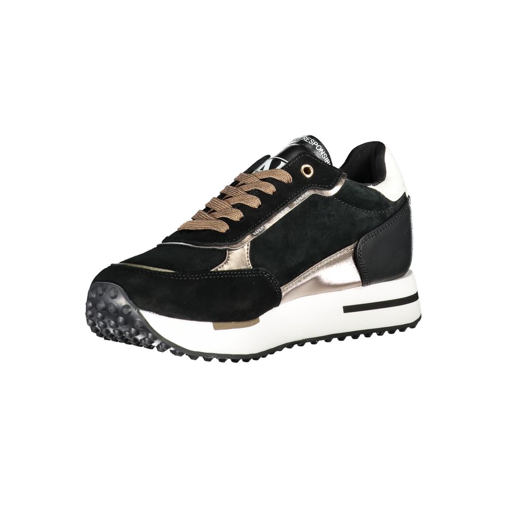 Napapijri Chic Monochrome Sneakers with Contrast Accents