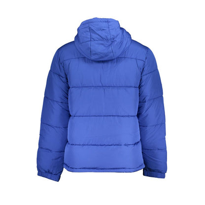 Fila Chic Blue Hooded Jacket with Sleek Print