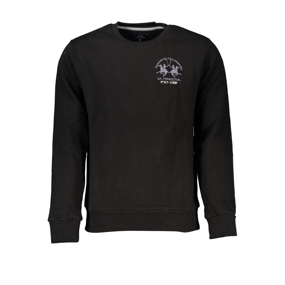 La Martina Elegant Crew Neck Fleece Sweatshirt