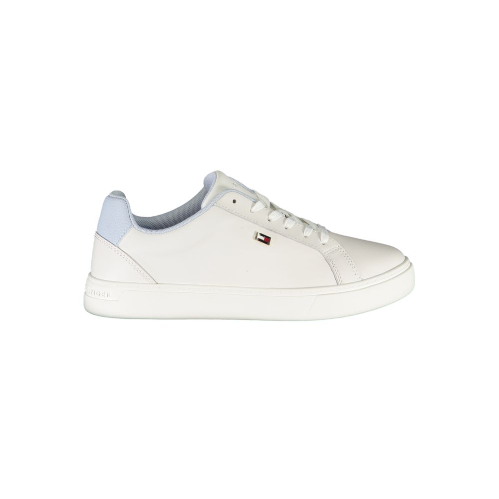 Tommy Hilfiger White Polyester Sneaker