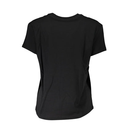 Patrizia Pepe Black Cotton Tops & T-Shirt