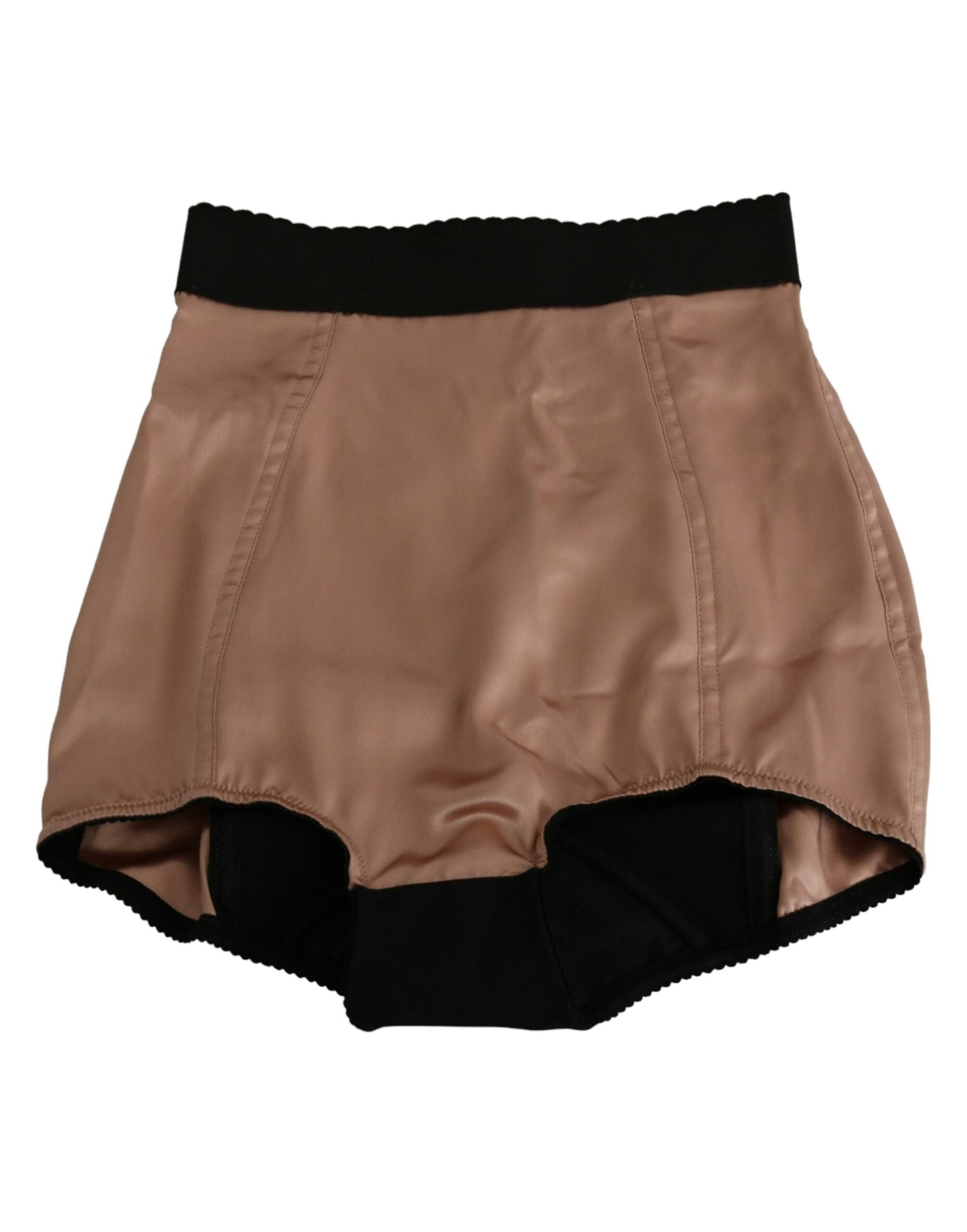 Dolce & Gabbana Silk High Waist Mini Hot Pants