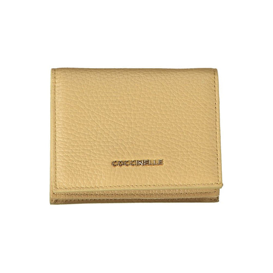 Coccinelle Beige Leather Wallet