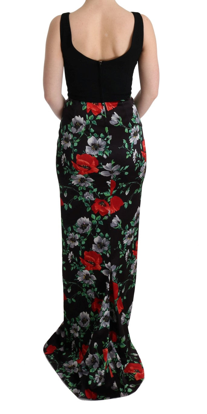 Dolce & Gabbana Elegant Floral Sheath Gown