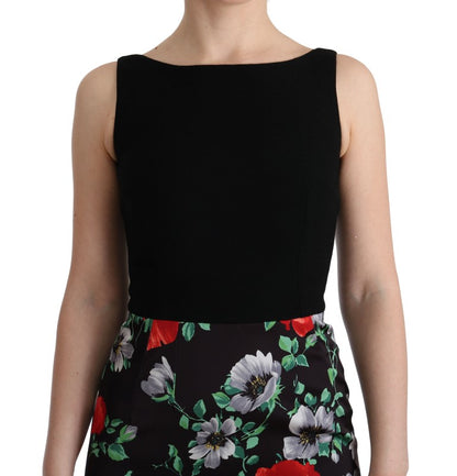 Dolce & Gabbana Elegant Floral Sheath Gown