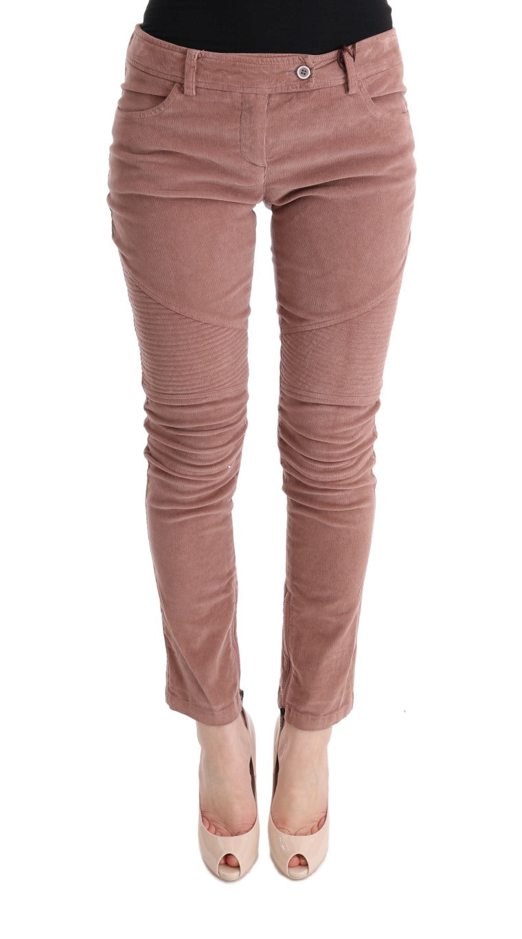 Ermanno Scervino Chic Brown Capri Cropped Pants for Elegant Evenings