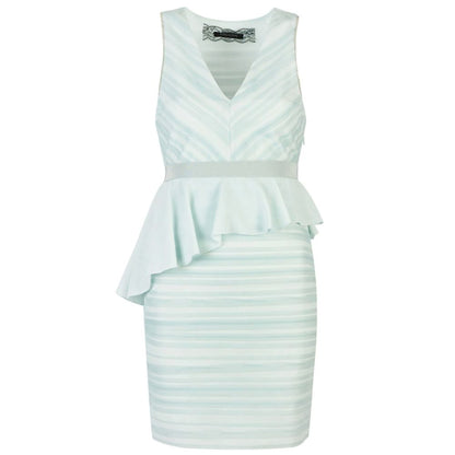 Patrizia Pepe Sleeveless Crepe Ruffle Dress