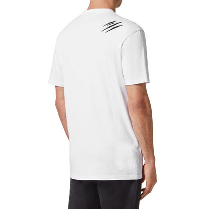 Plein Sport White Cotton Men's T-Shirt