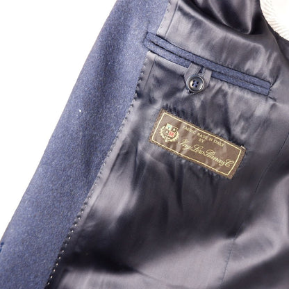 Made in Italy Blue Wool Men Jacket