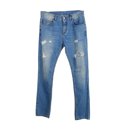 Comme Des Fuckdown Blue Cotton Men's Jean