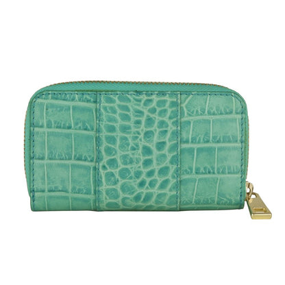 Cavalli Class Chic Turquoise Leather Keyholder