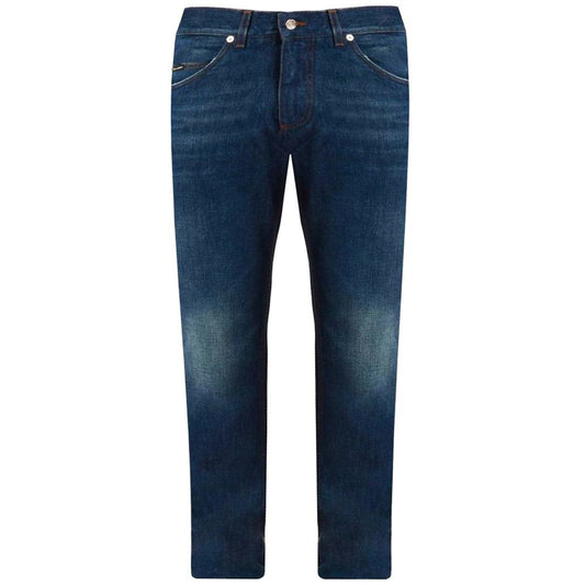 Dolce & Gabbana Blue Cotton Jeans & Pant