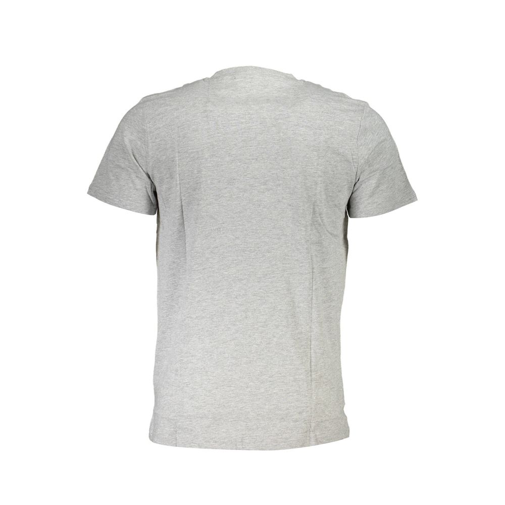 Cavalli Class Gray Cotton T-Shirt