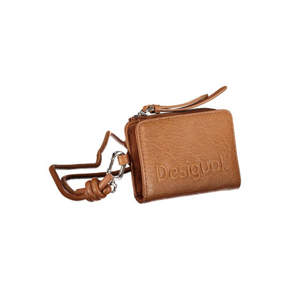 Desigual Brown Polyethylene Wallet