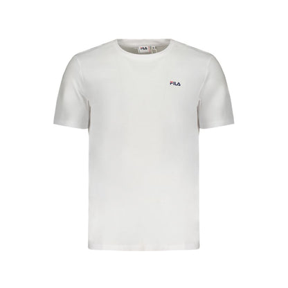 Fila White Cotton T-Shirt