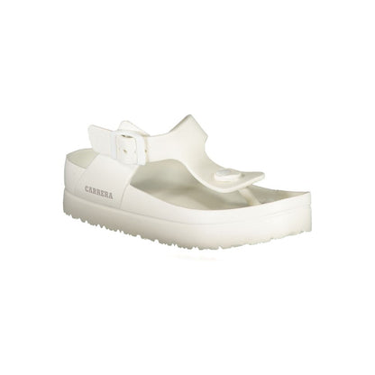 Carrera White Polyethylene Sandal