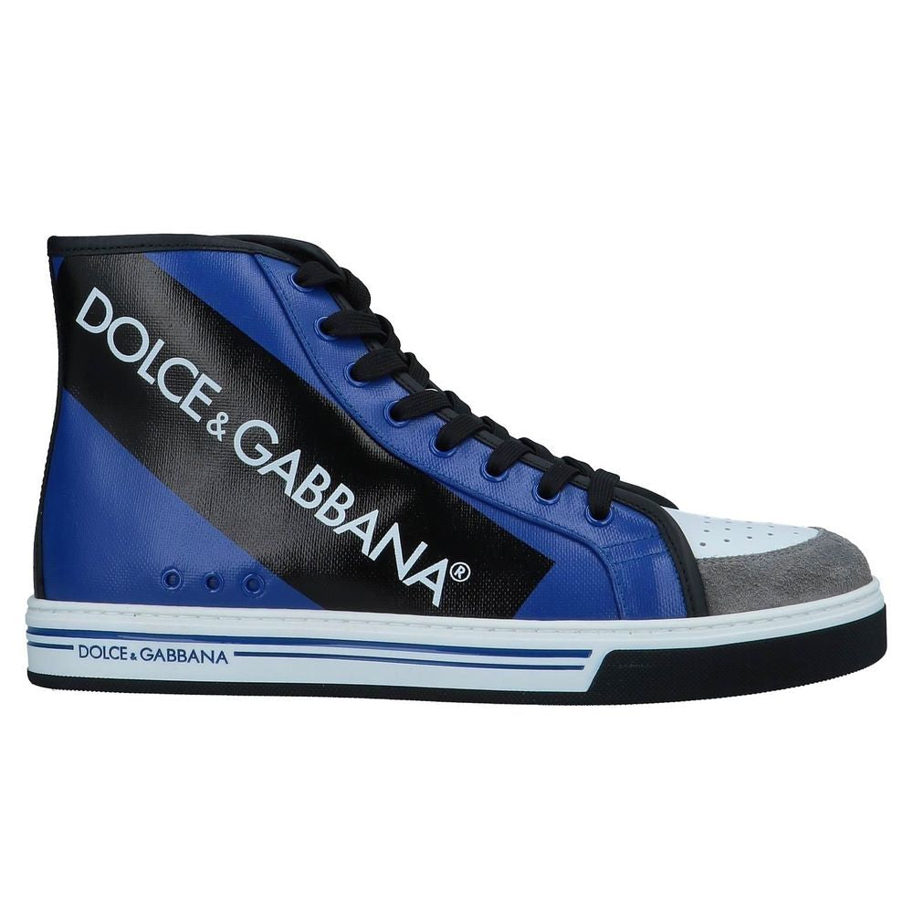 Dolce & Gabbana Blue Cotton Sneaker