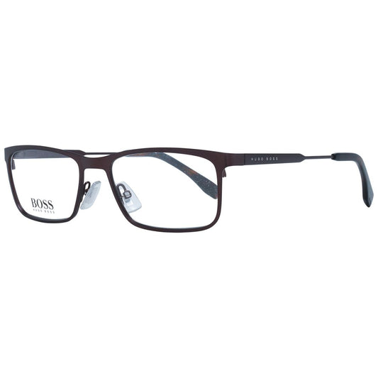 Hugo Boss Brown Men Optical Frames