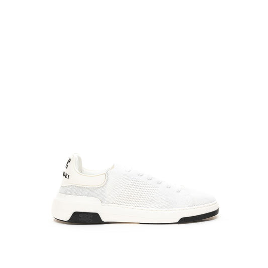 Casadei Elegant White Leather Sneakers