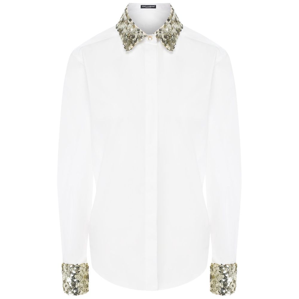 Dolce & Gabbana White Cotton Shirt