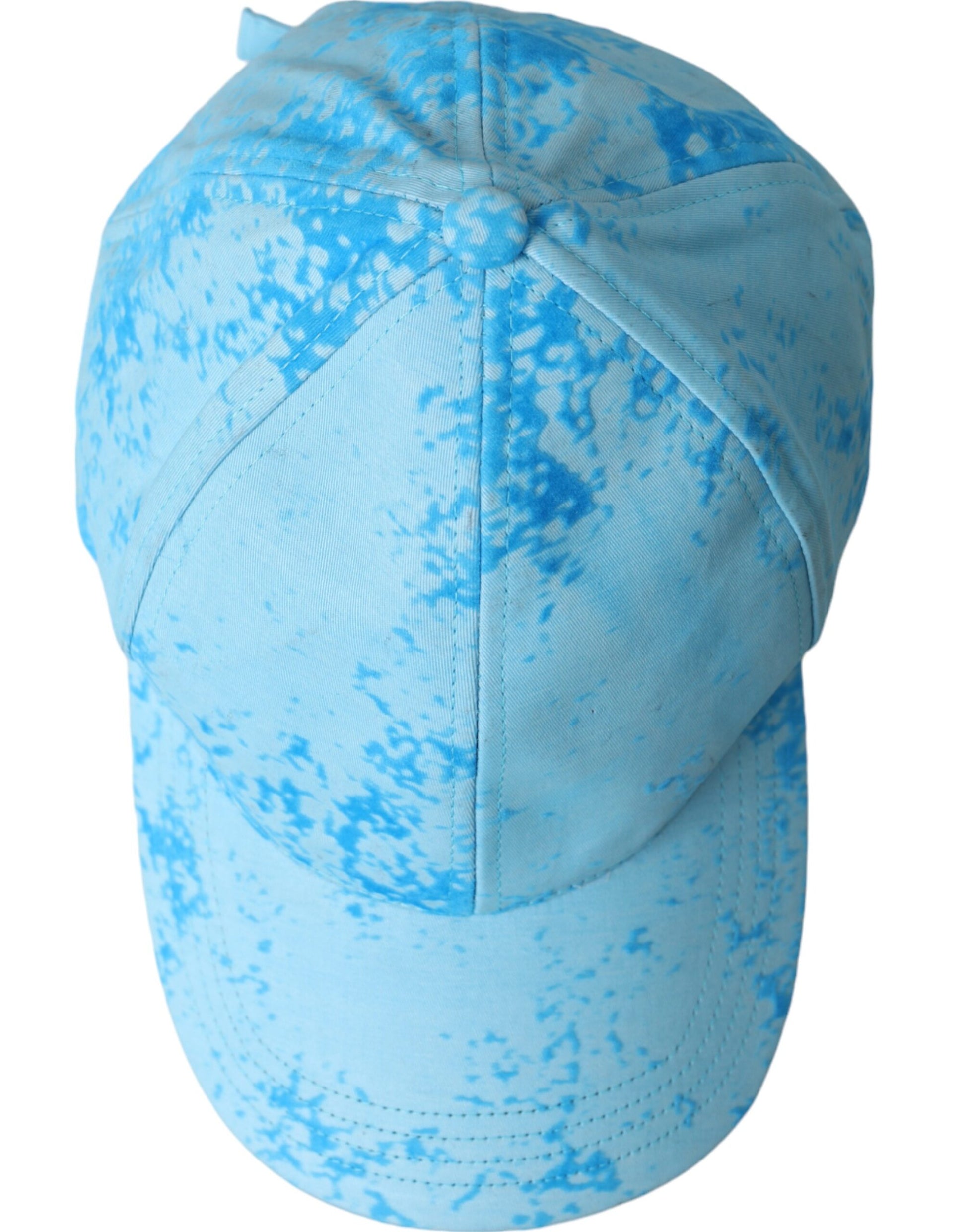 Dolce & Gabbana Light Blue Color Splash Baseball Hat Men