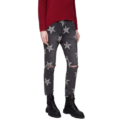 One Teaspoon Gray Cotton Women's Jean