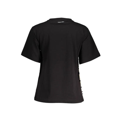 Cavalli Class Black Cotton Women T-Shirt