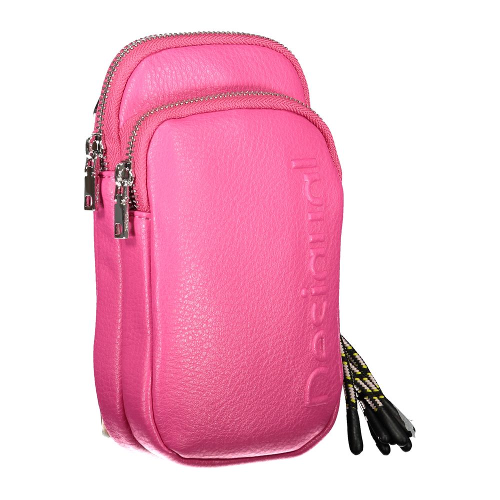 Desigual Pink Polyethylene Handbag