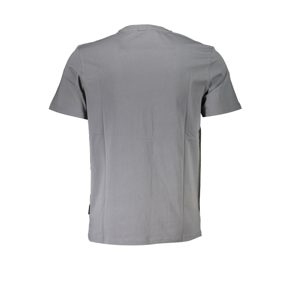 Napapijri Gray Cotton T-Shirt