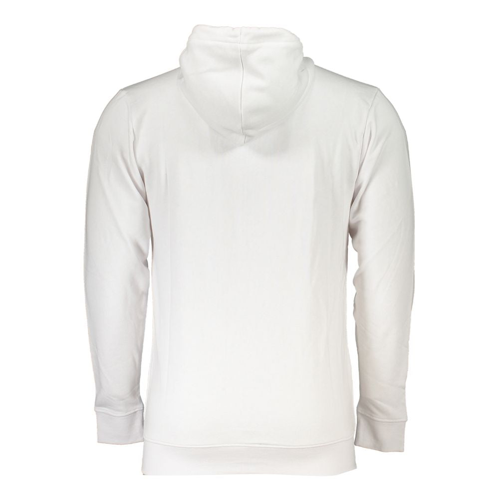 Cavalli Class White Cotton Men Sweatshirt