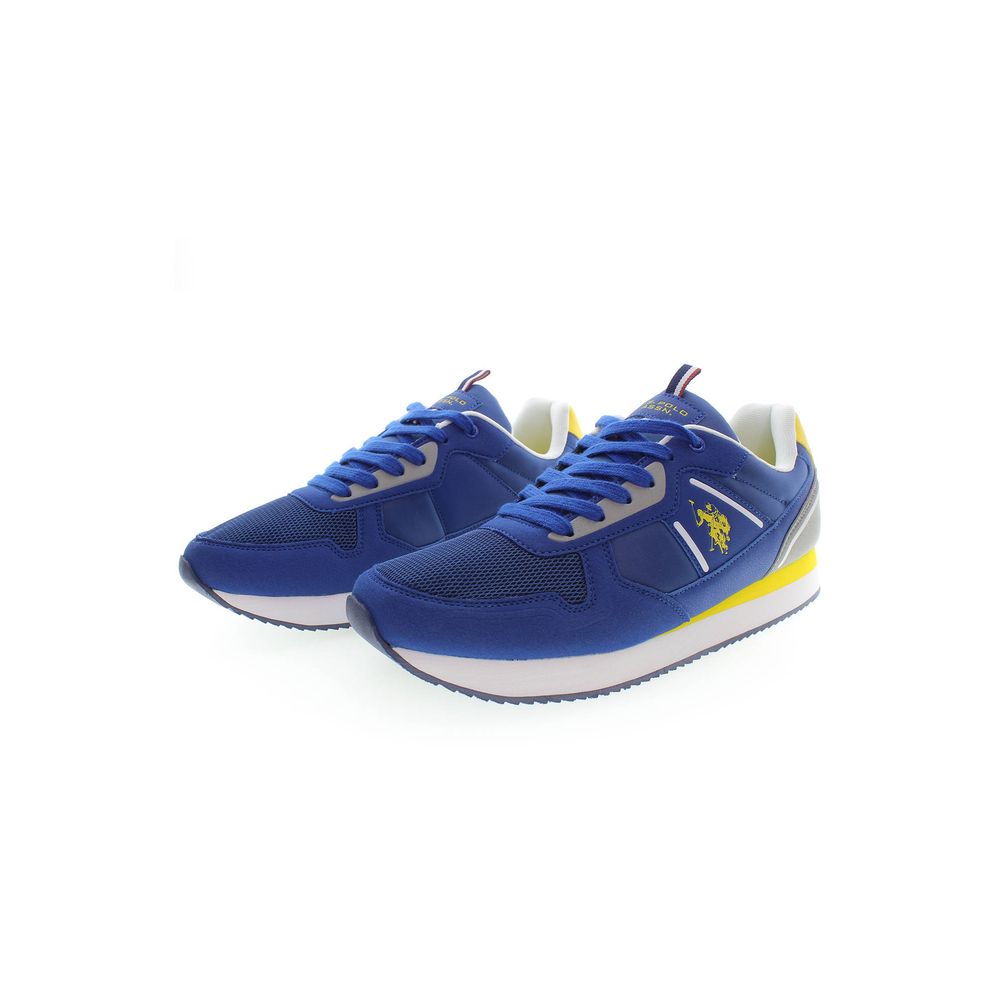 U.S. POLO ASSN. Sleek Blue Lace-Up Sports Sneakers